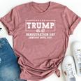 47 President Donald Trump Inauguration Day 2025 Memorabilia Bella Canvas T-shirt Heather Mauve