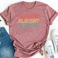 Alright Retro 70'S Distressed Vintage Classic Seventies Bella Canvas T-shirt Heather Mauve