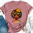 Black History Queen Black History Month African Womens Bella Canvas T-shirt Heather Mauve