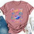 Cruising Side By Side Husband Wife Love Cruise Couple Cruise Bella Canvas T-shirt Heather Mauve