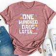 100 Days Of School Matching Studen And Teacher Bella Canvas T-shirt Heather Mauve