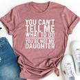 Saying Dad Mom Daughter Humor Father’S Day Bella Canvas T-shirt Heather Mauve