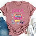 Girls Just Wanna Have Fun 80S Classic Retro Vibe Celebration Bella Canvas T-shirt Heather Mauve