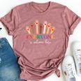 Idaho Teacher Everyone Is Welcome Here Inclusion & Equality Bella Canvas T-shirt Heather Mauve