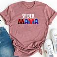 Matching Family Spider Web Mama Mother's Day Birthday Boy Bella Canvas T-shirt Heather Mauve