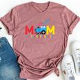 Mom Of The Birthday Boy Choo Choo Train Family Matching Bella Canvas T-shirt Heather Mauve