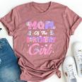 Mom And Dad Birthday Girl Unicorn Family Party Decorations Bella Canvas T-shirt Heather Mauve