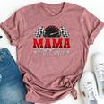 Pit Crew Race Car Racing Mama Family Birthday Party Bella Canvas T-shirt Heather Mauve