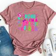 Roar I'm A Three Rex Birthday Girl Dinosaur Lover 3 Year Old Bella Canvas T-shirt Heather Mauve