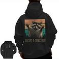 Adopt a Street Cat - Animal Lovers' Zip-Up Hoodie | Stylish Back Print