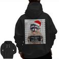 Christmas Raccoon Zip Up Hoodie for Men - Dear Santa Design