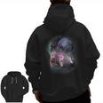 Ferret Moonlight Zip Hoodie - Men’s Back Print | Unique Pet Lover Design