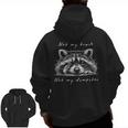 Raccoon Men's Zip-Up Hoodie - Cute Baby Design for Casual Style
