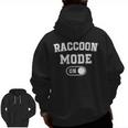 Raccoon Mode On Men’s Hoodie - Animal Lover’s Zip-Up Costume