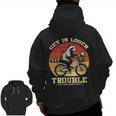 Raccoon Opossum Trash Panda Men’s Zip Hoodie - Unique Back Print
