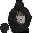 Raccoon Pocket Men's Zip-Up Hoodie | Animal Lover's Back Print