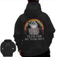 Raccoon Trash Panda Men's Zip-Up Hoodie - Fun Urban Style