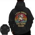 Raccoon Vintage Print Zip-Up Hoodie for Men | Rustic Urban Style