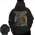 Retro Raccoon Lover Hoodie - Men's Zip Up for Camping Adventures