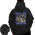 Rizz Em Autistic Raccoon Hoodie | Men's Zip-Up | Fun Meme Twist