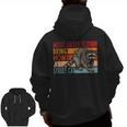 Street Cat Zip Up Hoodie for Men - Funny Raccoon Lovers Back Print