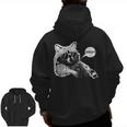 Trash Panda Raccoon Zip Hoodie - Funny Slang for Men & Teens