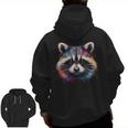Watercolor Raccoon Design | Men's Zip-Up Hoodie | Modern All-Season Wear