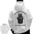 Raccoon Hoodie | Funny Back Print for Men - Trash Can Humor