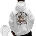 Raccoon | Possum Zip Up Hoodie Men | Nature-Themed Back Print