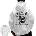 Raccoon Trend Hoodie for Adults | Grey Small Cotton Blend | Fun Back Print