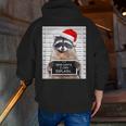 Christmas Raccoon Zip Up Hoodie for Men - Dear Santa Design