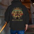 Gym Raccoon Trash Panda Men's Zip-Up Hoodie | Workout Inspiration