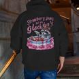 Raccoon Back Print Zip Hoodie for Men | Fun & Quirky Design