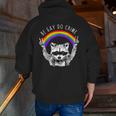 Raccoon LGBTQ Pride Zip Hoodie - Rainbow & Be Gay, Do Crime