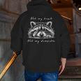 Raccoon Men's Zip-Up Hoodie - Cute Baby Design for Casual Style