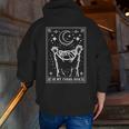 Raccoon Moon Hoodie | Unisex Zip-Up Hoodie for Animal Lovers