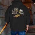 Raccoon & Opossum Pizza Party | Unisex Zip-Up Hoodie for Fun