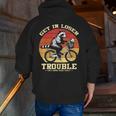 Raccoon Opossum Trash Panda Men’s Zip Hoodie - Unique Back Print