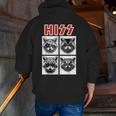 Raccoon Rock Concert Zip-Up Hoodie | Men, Women, Kids | Back Print