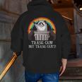 Raccoon Trash Panda Men's Zip-Up Hoodie - Fun Urban Style