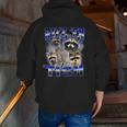 Rizz Em Autistic Raccoon Hoodie | Men's Zip-Up | Fun Meme Twist