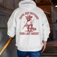 Cowboy Raccoon Men’s Zip Up Hoodie - Funny Western Style