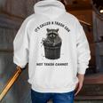Raccoon Hoodie | Funny Back Print for Men - Trash Can Humor