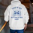 Raccoon Meme Sarcastic Hoodie - Zip-Up for Men, Comfy Back Print
