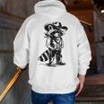 Raccoon Western Zip-Up Hoodie | Cowboy & Cowgirl Design for Unisex