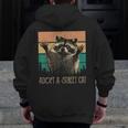 Adopt a Street Cat - Animal Lovers' Zip-Up Hoodie | Stylish Back Print