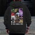 Feral Era Raccoon Hoodie | Quirky Meme Back Print for Men