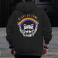 Raccoon LGBTQ Pride Zip Hoodie - Rainbow & Be Gay, Do Crime