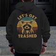 Raccoon Lovers Animal Theme Zip Up Hoodie | Fun & Quirky Style