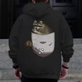Raccoon Pocket Men's Zip-Up Hoodie | Animal Lover's Back Print